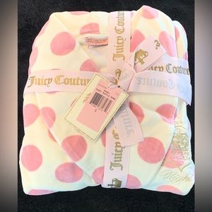 Brand new JUICY COUTURE polka dot Robe